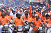 Namo Brigade organizes 2-wheeler rally on I-Day